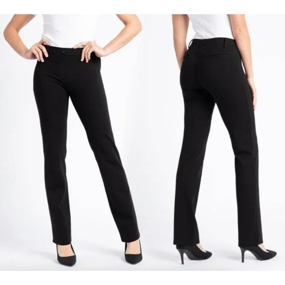 Betabrand Black Yoga Pants Size Large‎ - Picture 1 of 6